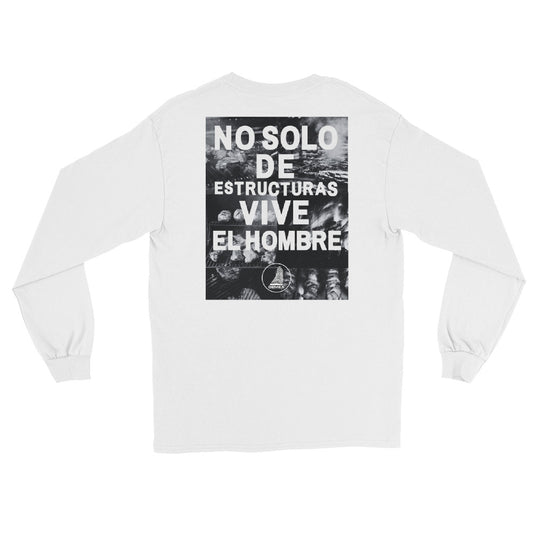 Camiseta manga larga DEMEX "No solo de estructuras vive el hombre"