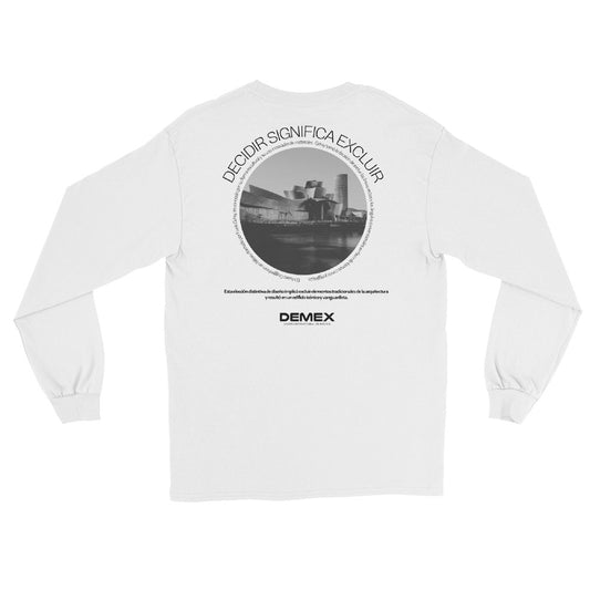 DEMEX long sleeve t-shirt "To decide means to exclude"