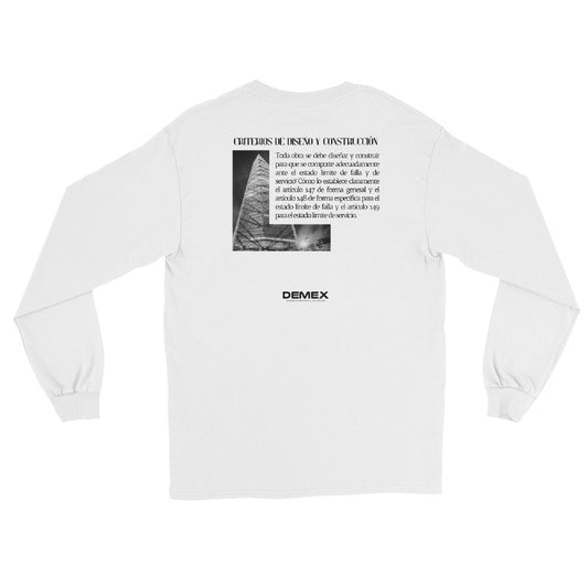DEMEX long-sleeved T-shirt "Design and construction criteria"