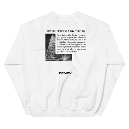 DEMEX sweatshirt "Design and construction criteria"