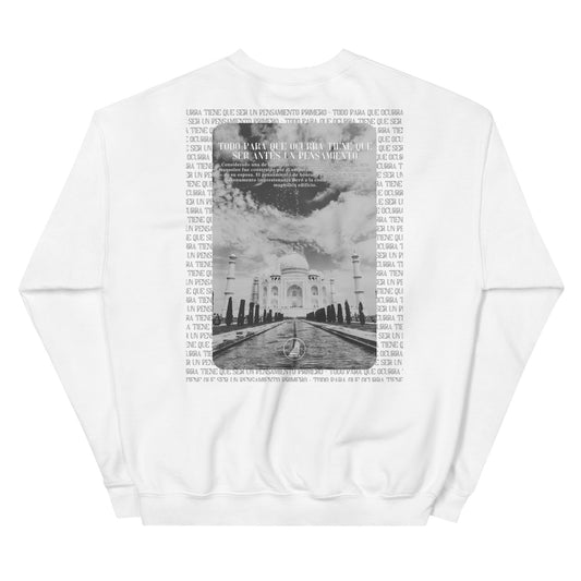 DEMEX sweatshirt "Everything for it to happen must first be a thought"